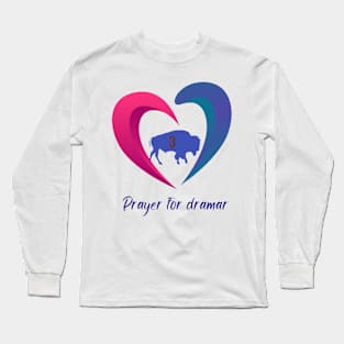 pray for damar hamlin 3 BUFFALO Long Sleeve T-Shirt